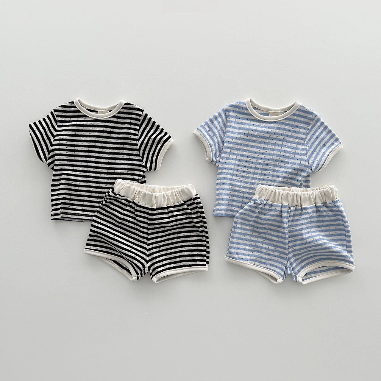 [PRE-ORDER] Bebe Eyelet Striped Set