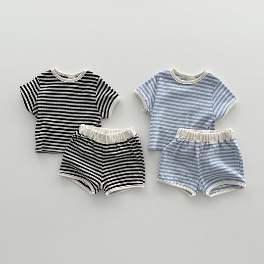 [PRE-ORDER] Bebe Eyelet Striped Set