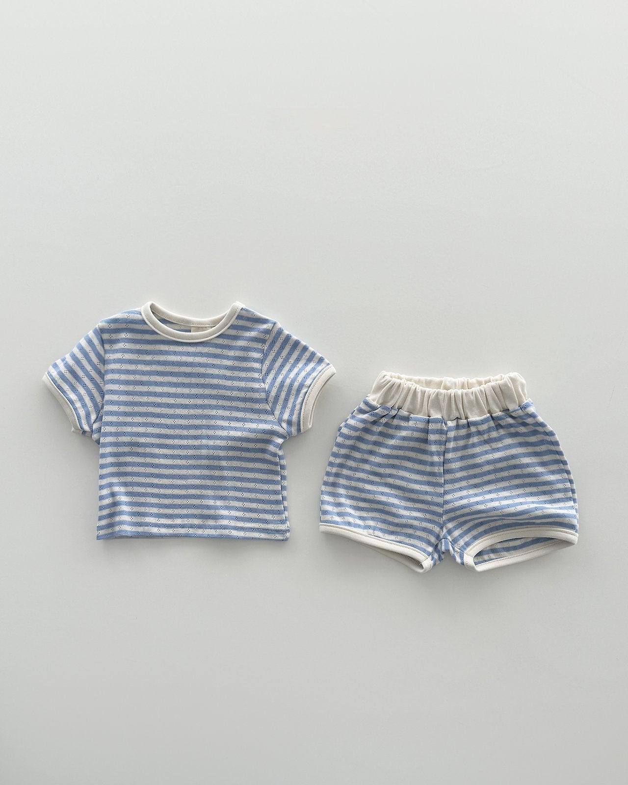 [PRE-ORDER] Bebe Eyelet Striped Set