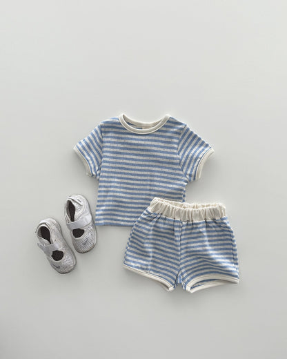 [PRE-ORDER] Bebe Eyelet Striped Set