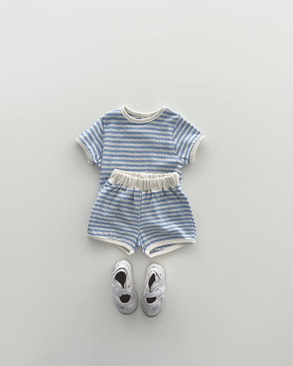 [PRE-ORDER] Bebe Eyelet Striped Set