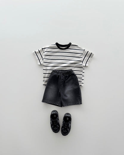 [PRE-ORDER] Bermuda brush denim pants