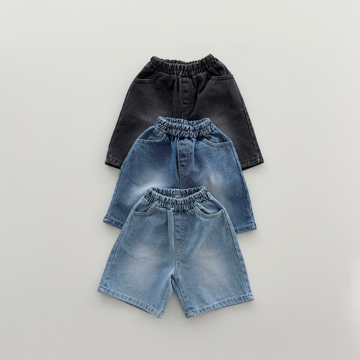 [PRE-ORDER] Bermuda brush denim pants