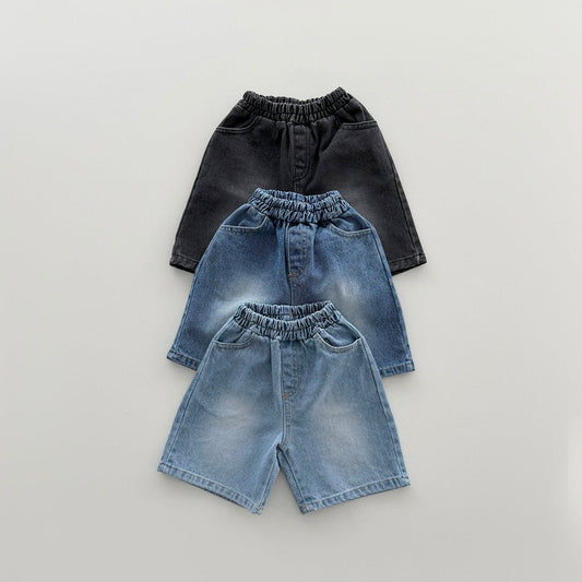 [PRE-ORDER] Bermuda brush denim pants