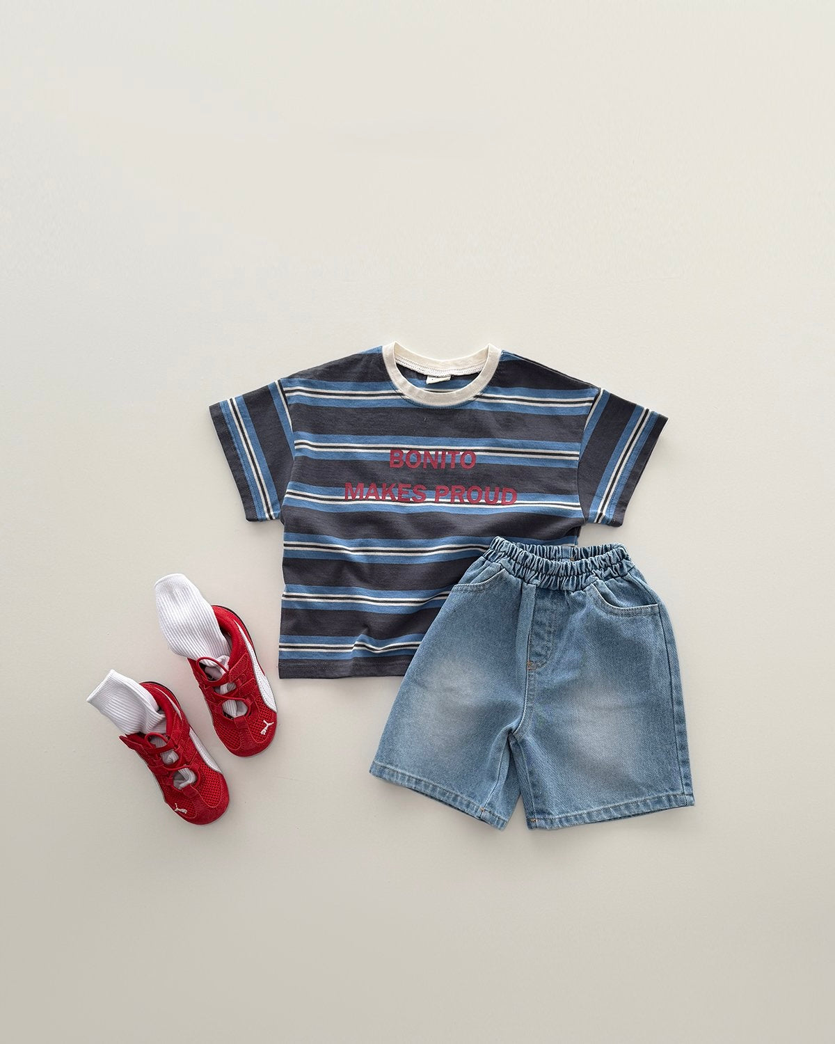 [PRE-ORDER] Bermuda brush denim pants
