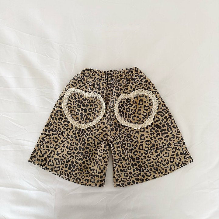 [PRE-ORDER] Leopard Heart Bermuda Shorts