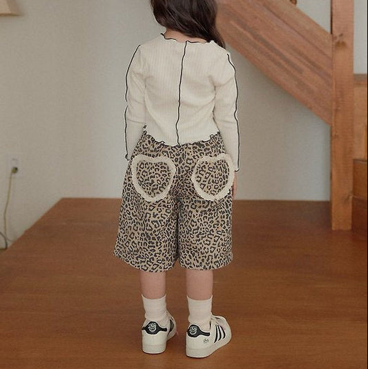 [PRE-ORDER] Leopard Heart Bermuda Shorts