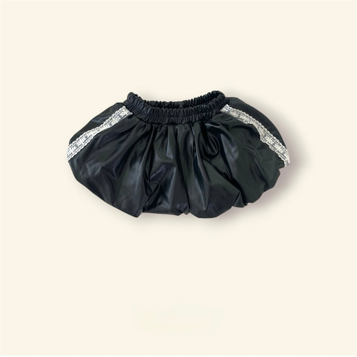 [PRE-ORDER] Leather Balloon Skirt