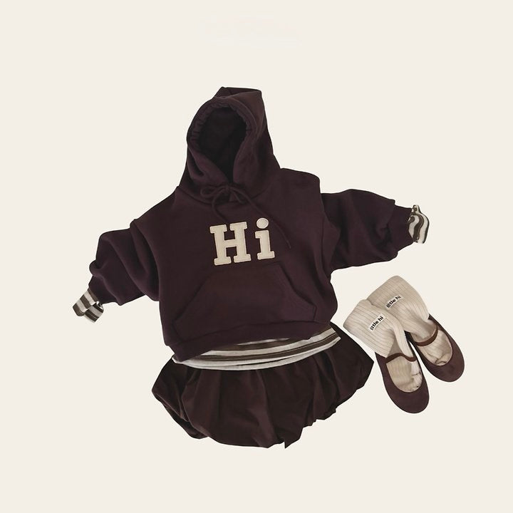 [PRE-ORDER] Hi Embroidery Hoodie