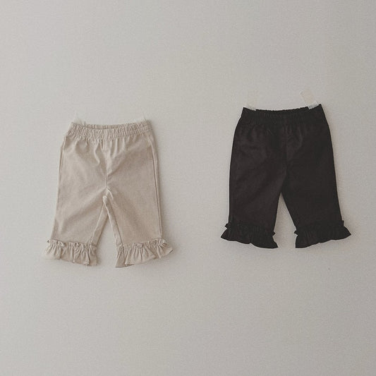 [PRE-ORDER] Trendy Capri Frill Pants