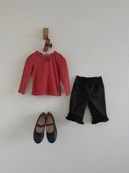 [PRE-ORDER] Trendy Capri Frill Pants