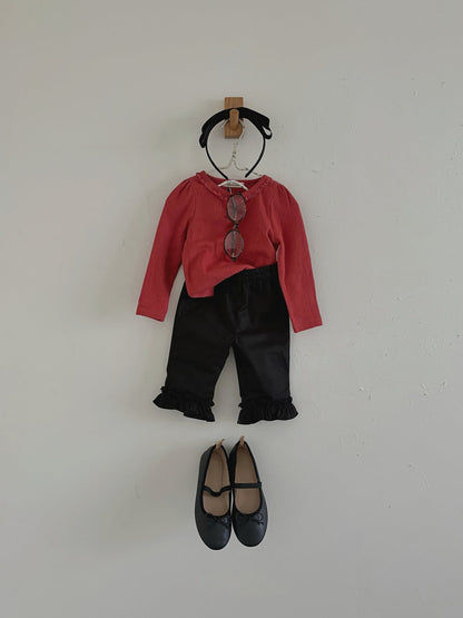 [PRE-ORDER] Trendy Capri Frill Pants