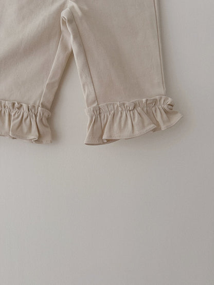 [PRE-ORDER] Trendy Capri Frill Pants