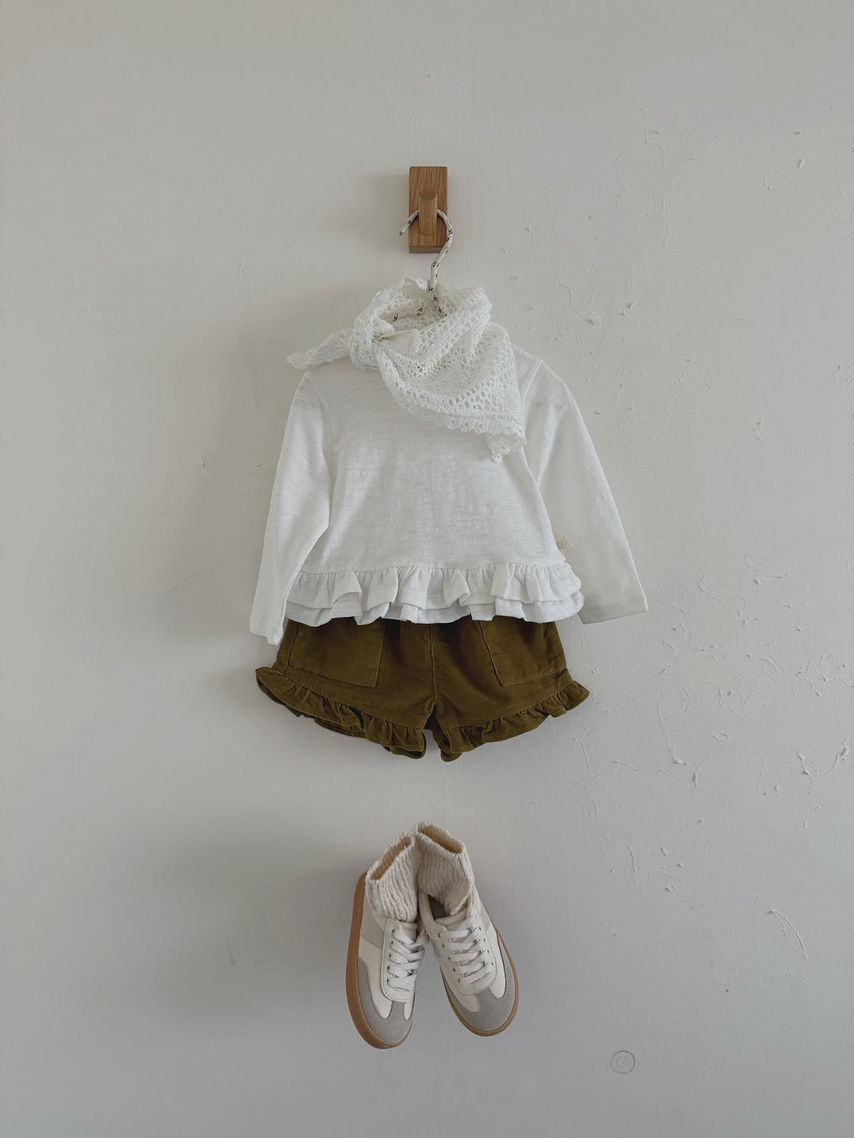 [PRE-ORDER] Frilled Corduroy Shorts