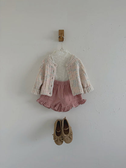 [PRE-ORDER] Frilled Corduroy Shorts