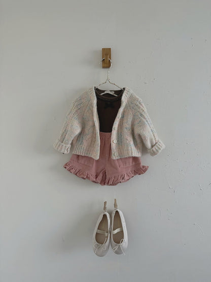 [PRE-ORDER] Frilled Corduroy Shorts