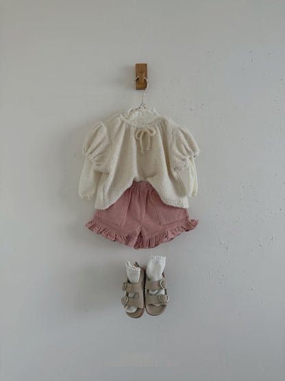[PRE-ORDER] Frilled Corduroy Shorts