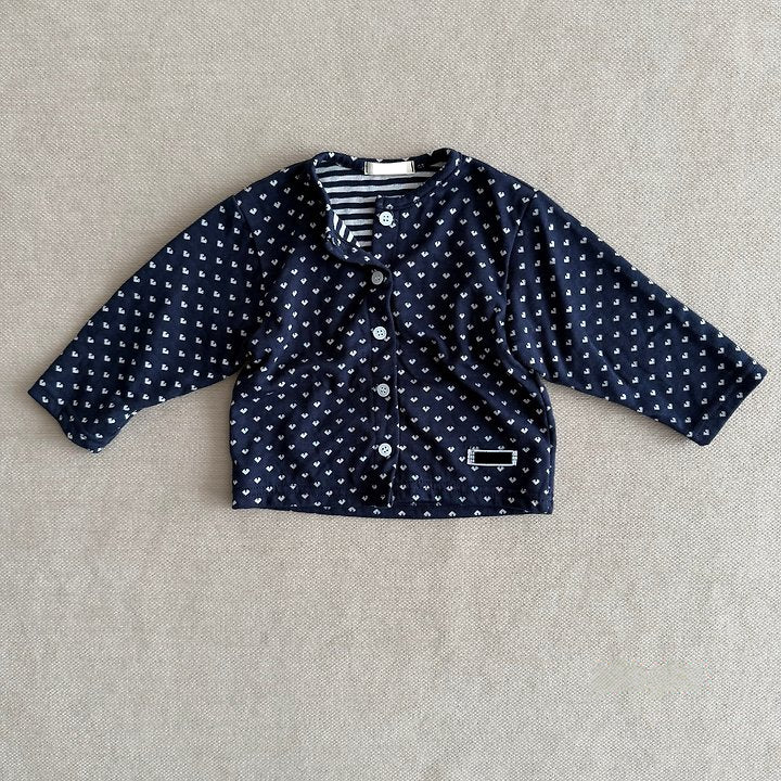[PRE-ORDER] Heart Pattern Cardigan