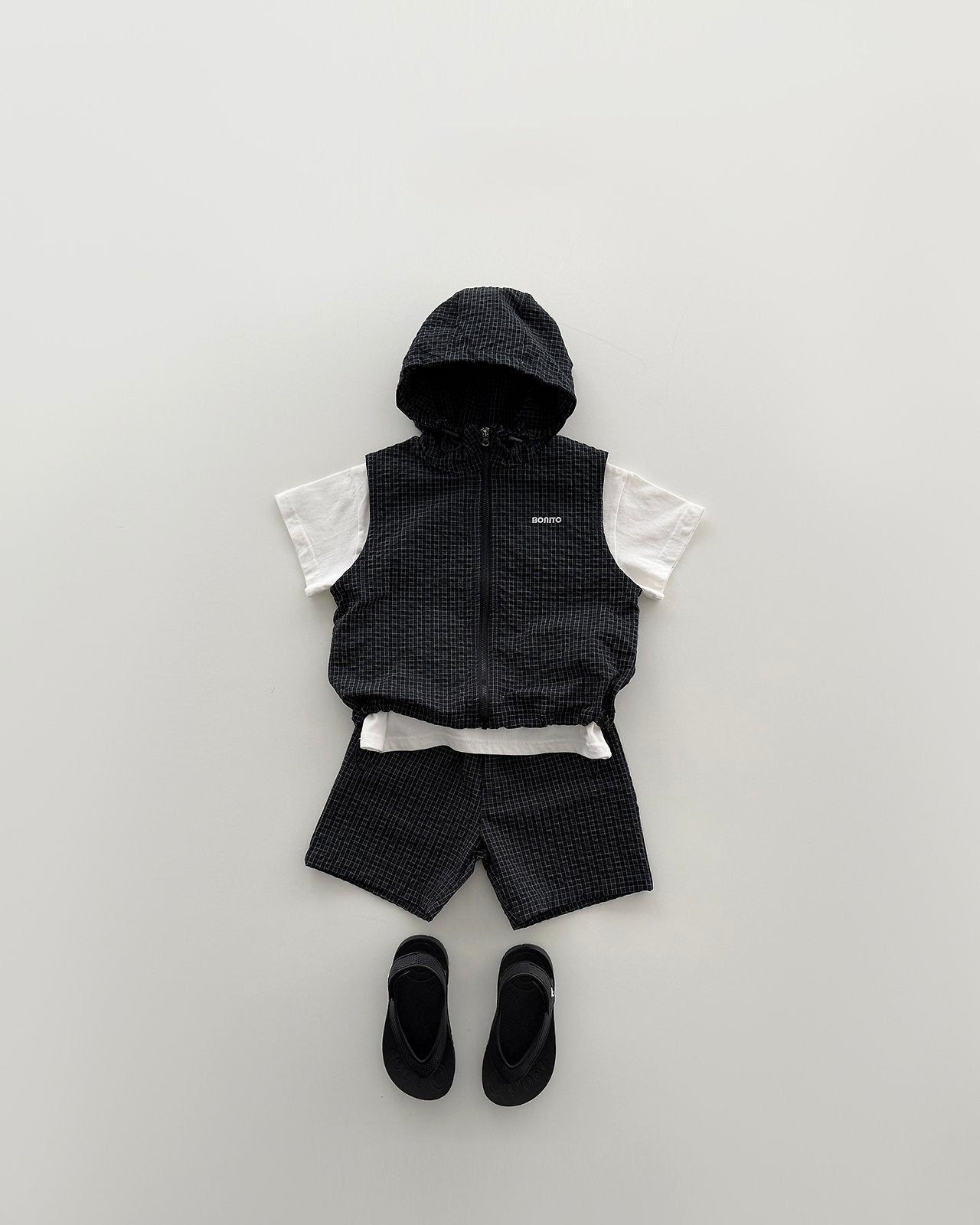 [PRE-ORDER] High vest zip-up set