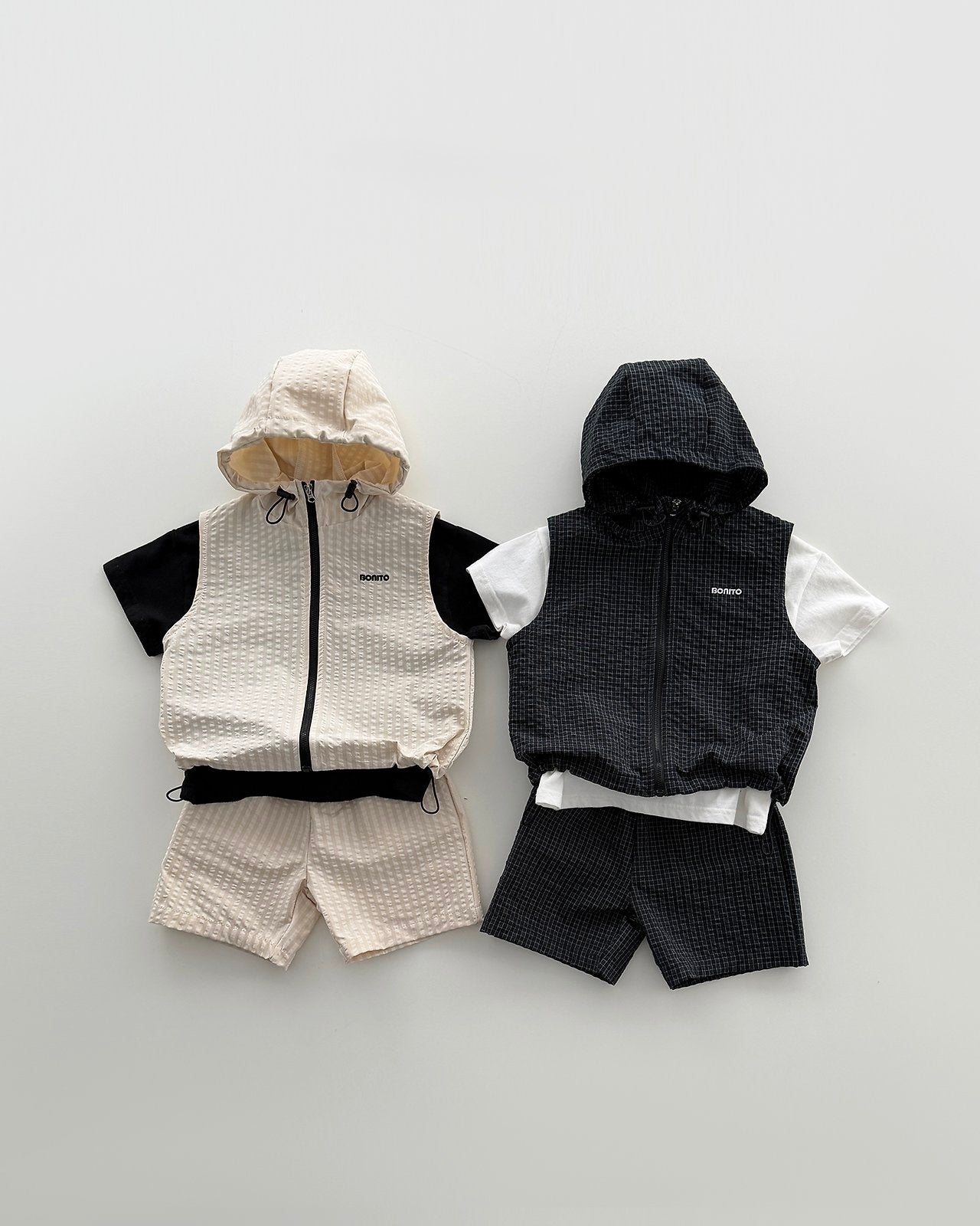 [PRE-ORDER] High vest zip-up set