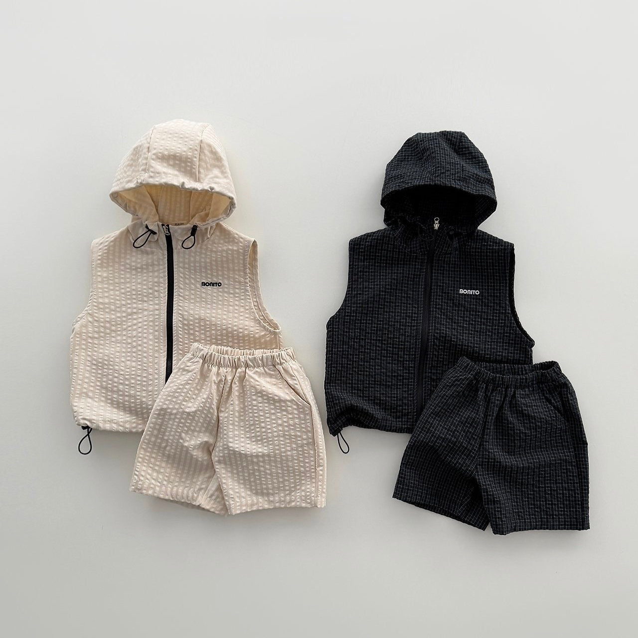 [PRE-ORDER] High vest zip-up set