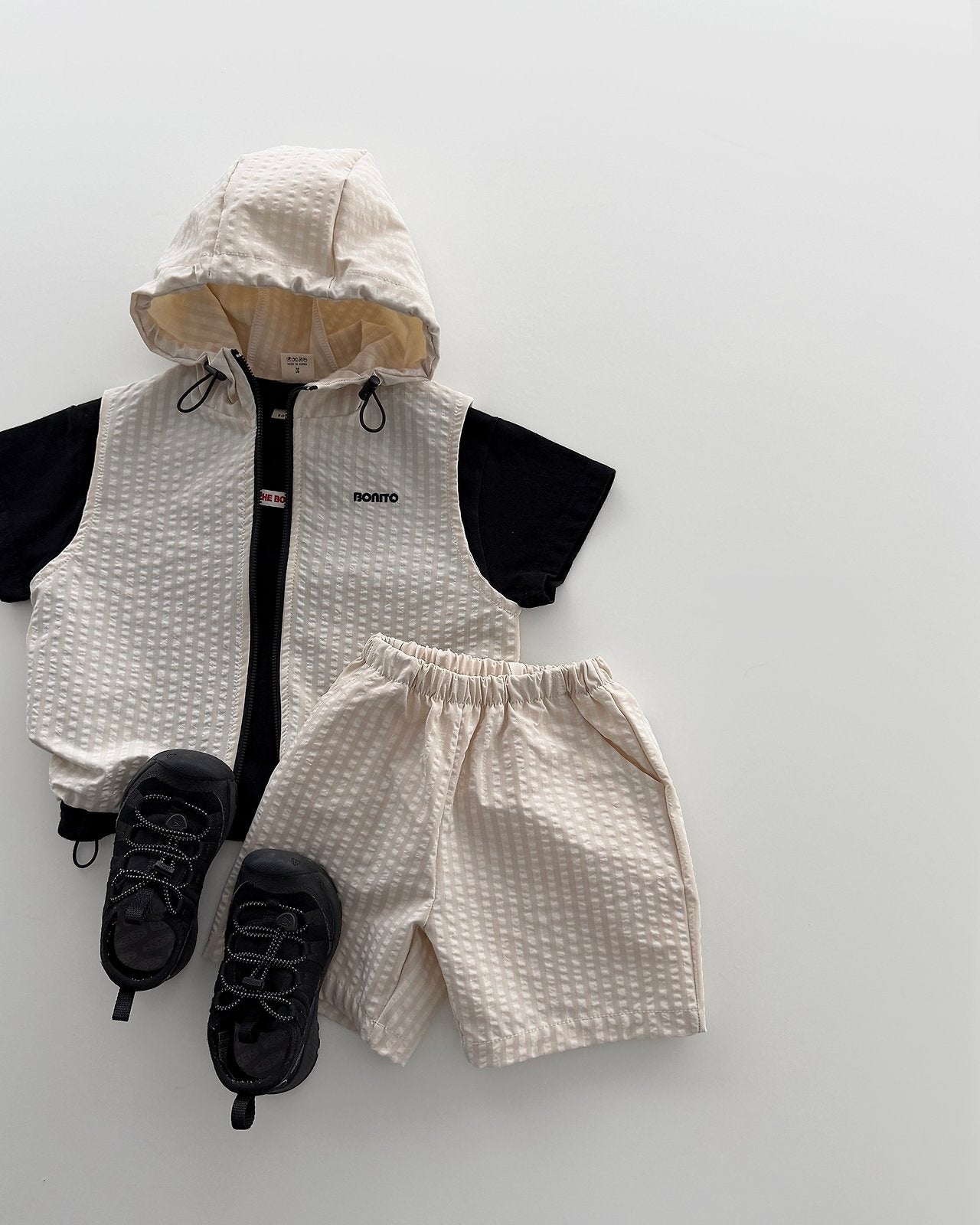 [PRE-ORDER] High vest zip-up set