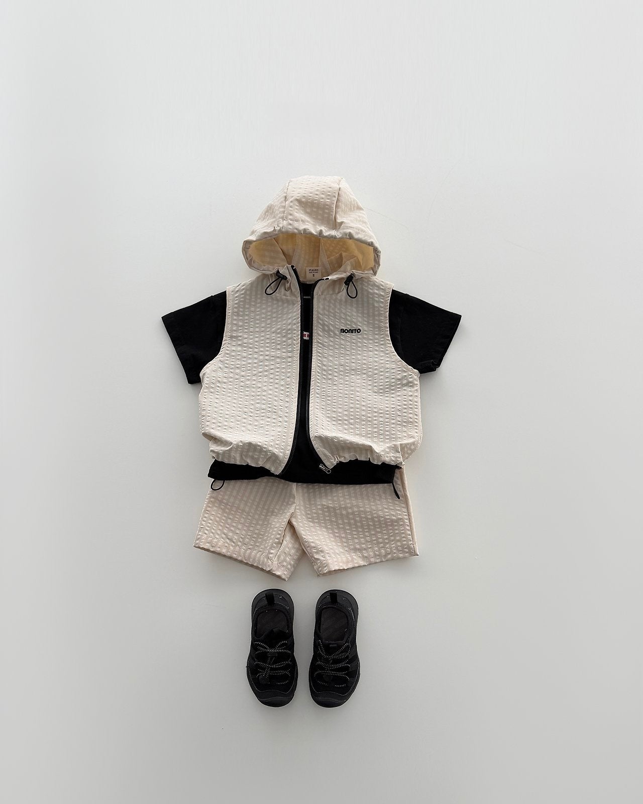[PRE-ORDER] High vest zip-up set