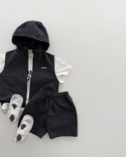 [PRE-ORDER] High vest zip-up set