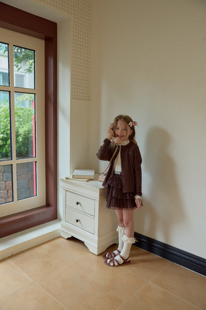 [PRE-ORDER] Autumn Cookie Ribbon Cardigan