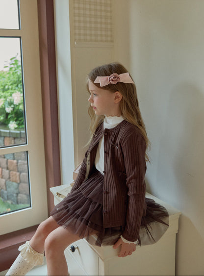 [PRE-ORDER] Autumn Cookie Ribbon Cardigan