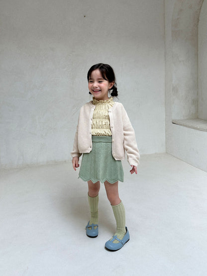 Wave knit skirt [s]