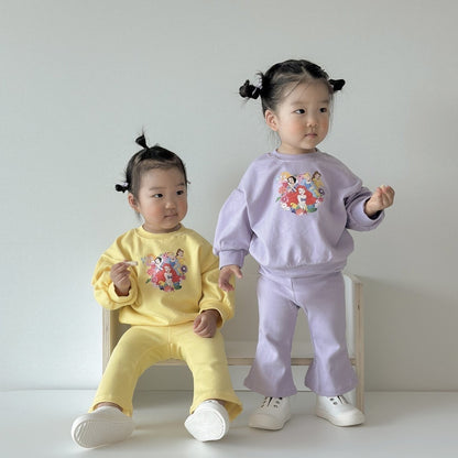 Princess boot-cut pants set