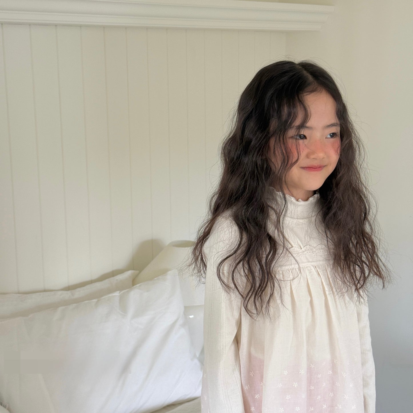 Wavy half turtle neck tee [Heart M]