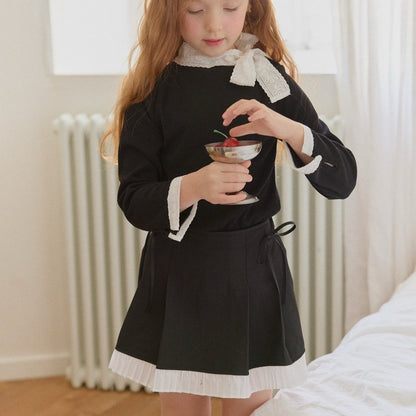 [PRE-ORDER] Ribbon pleats skirt