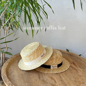 [PRE-ORDER] Summer raffia hat