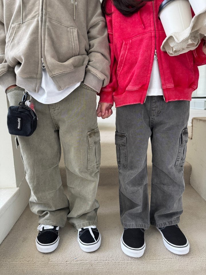 [PRE-ORDER] Washed zip-up jacket