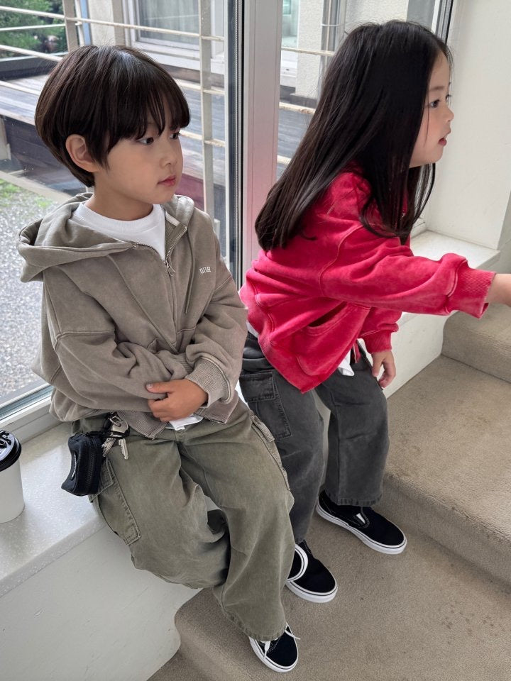 [PRE-ORDER] Washed zip-up jacket