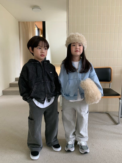 [PRE-ORDER] Washed zip-up jacket