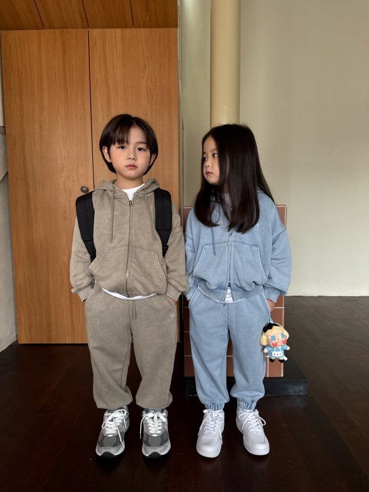 [PRE-ORDER] Washed zip-up jacket