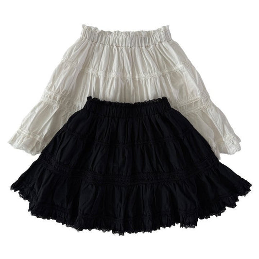 [PRE-ORDER] Lace mid skirt
