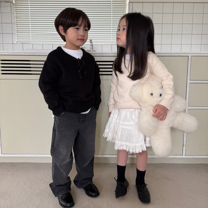 [PRE-ORDER] V-neck knit top