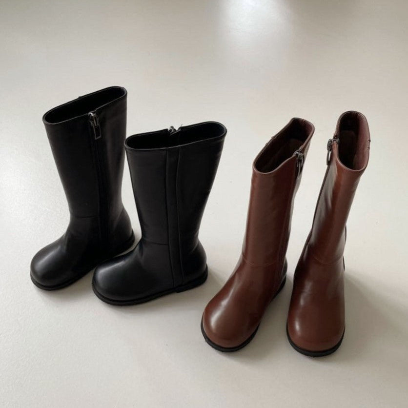 [PRE-ORDER] Faux leather long boots