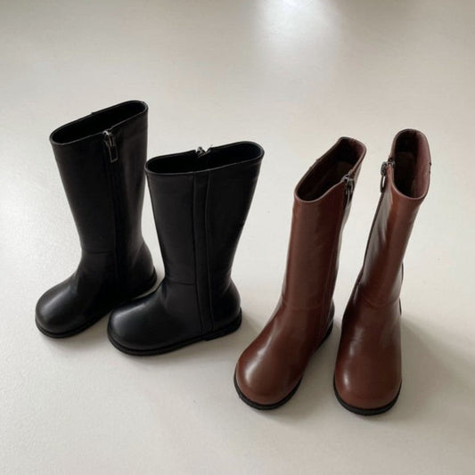 [PRE-ORDER] Faux leather long boots