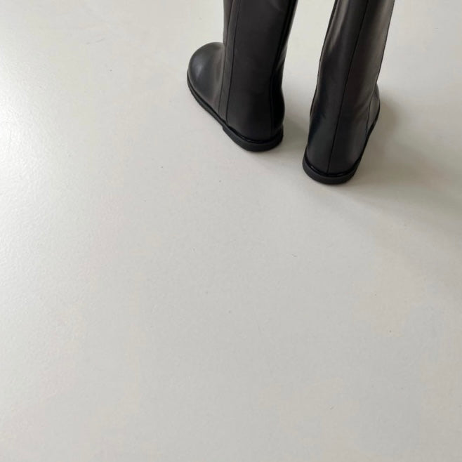 [PRE-ORDER] Faux leather long boots