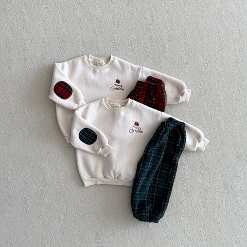 [PRE-ORDER] Christmas patch pants set