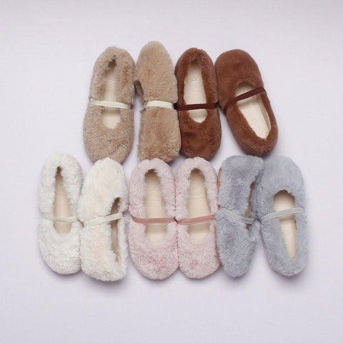 [PRE-ORDER] Fur Banding Shoes