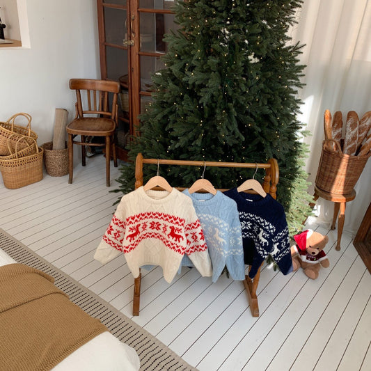 [PRE-ORDER] Snowflake knit top