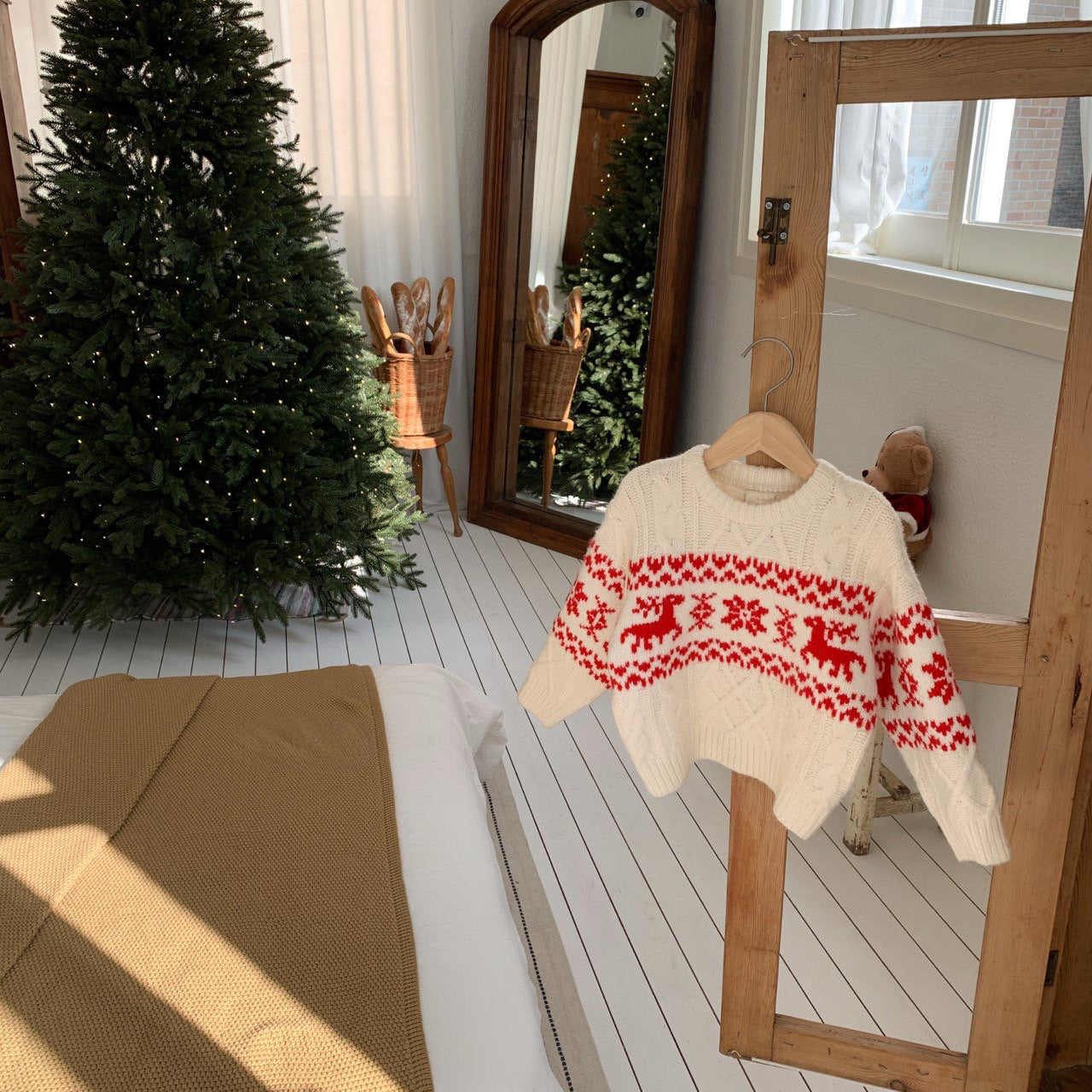 [PRE-ORDER] Snowflake knit top