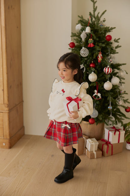 Meow ribbon sweatshirt