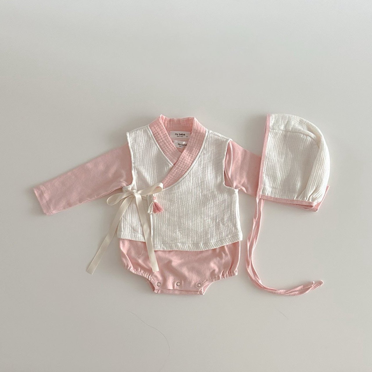 24 Fall pastel hanbok [pink S, blue M]